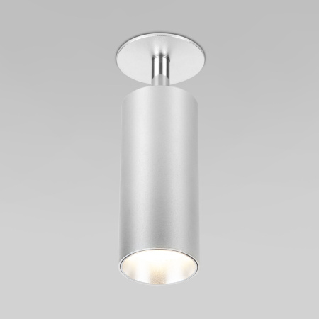 картинка Точечный светильник встраиваемый Diffe серебряный 10W 4200K 25052/LED от магазина BTSvet
