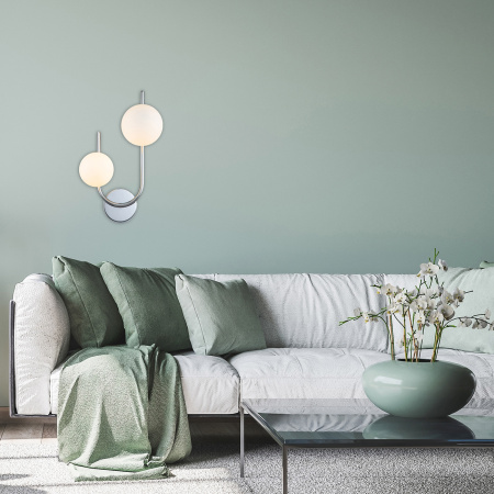 картинка Бра Sphere 642/2A E27*60W Silver от магазина BTSvet