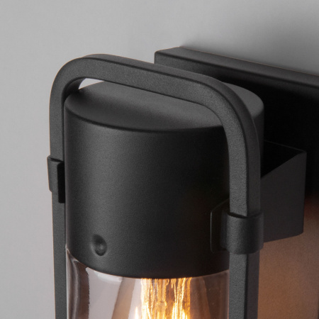 картинка Уличный настенный светильник Lab 35001/D черный от магазина BTSvet