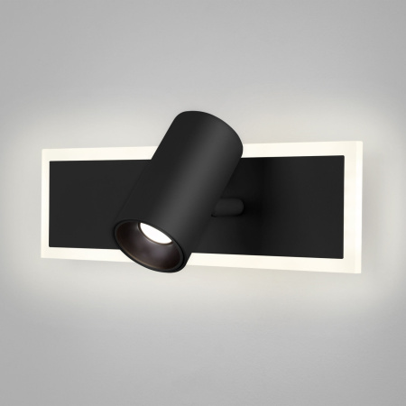 Спот настенный светодиодный с подсветкой Binar 20127/1 LED черный