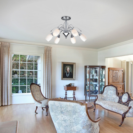 картинка Потолочная люстра 22080/6 хром от магазина BTSvet