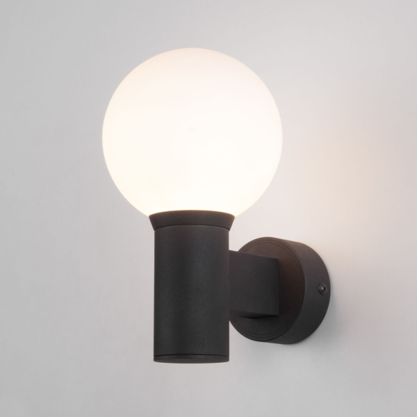 картинка Уличный настенный светильник Sfera D 35126/D черный от магазина BTSvet