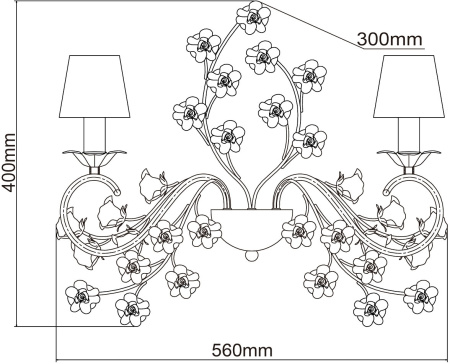 картинка Бра Сицилия 282022102 от магазина BTSvet