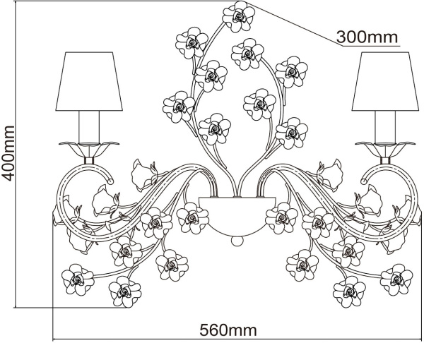 картинка Бра Сицилия 282022102 от магазина BTSvet