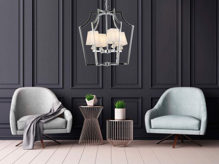 картинка Подвесная люстра Montero LDP 1249-4 CHR+WT от магазина BTSvet