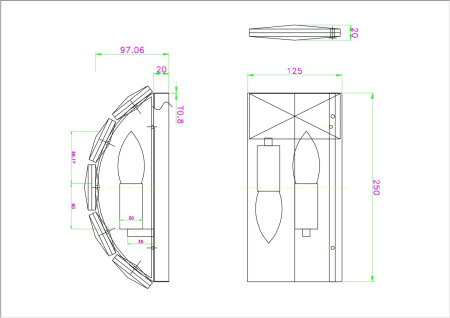 картинка Бра хрустальное Chara 3508/02 AP-2 от магазина BTSvet