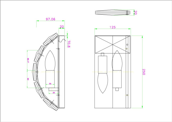картинка Бра хрустальное Chara 3508/02 AP-2 от магазина BTSvet