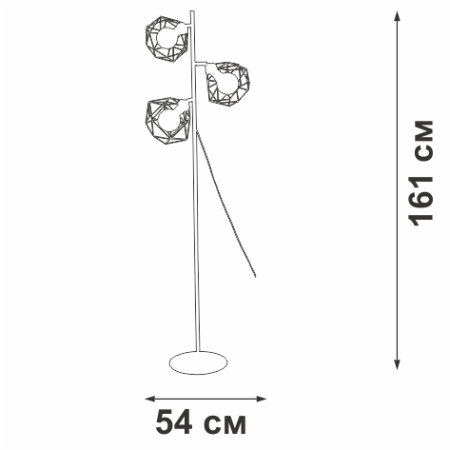 картинка Торшер V4269-1/3P от магазина BTSvet