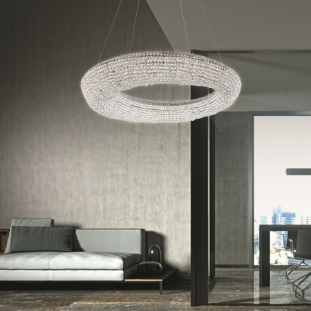 картинка Подвесная/потолочная люстра хрустальная светодиодная Rimini S510.0.100.A.3000 от магазина BTSvet