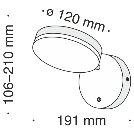 картинка Бра светодиодное с выключателем Fad MOD070WL-L8B3K от магазина BTSvet