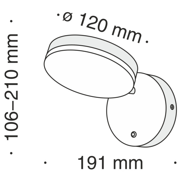 картинка Бра светодиодное с выключателем Fad MOD070WL-L8B3K от магазина BTSvet