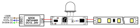 картинка ИК-выключатель SR-IRIS-IRH (12-24V, 1x5A, 40x11mm) (Arlight, Открытый) 029110 от магазина BTSvet