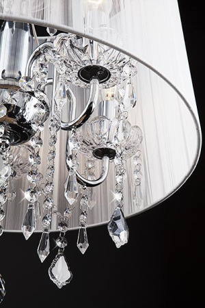 картинка Подвесная люстра 2045/5 хром/белый от магазина BTSvet