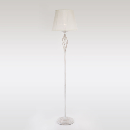 Торшер 01003/1 белый с золотом