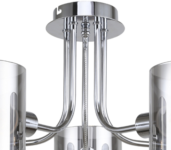 картинка Люстра потолочная на штанге Intense 683/5P E14*40W Chrome от магазина BTSvet