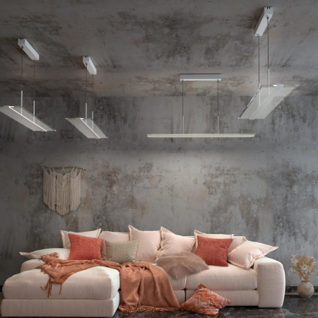 картинка Светильник подвесной диммируемый со сменой цв.температуры, пульт ДУ (2.4G) в комплекте IP20 LED 50W ITER 358992 OVER от магазина BTSvet