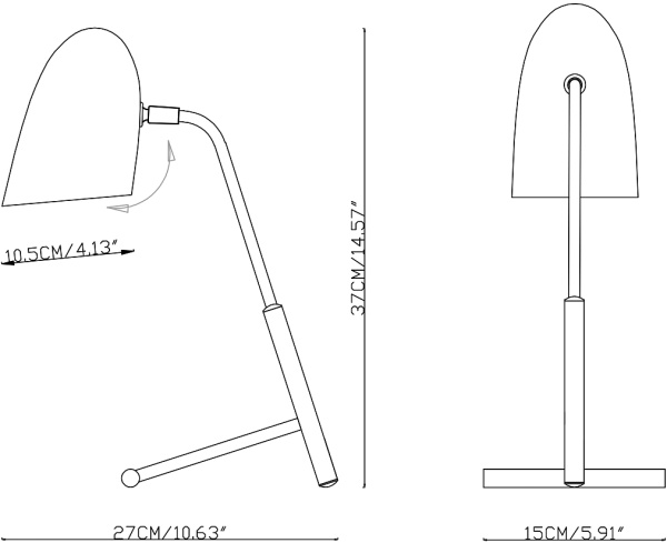 картинка Интерьерная настольная лампа CR72756 от магазина BTSvet