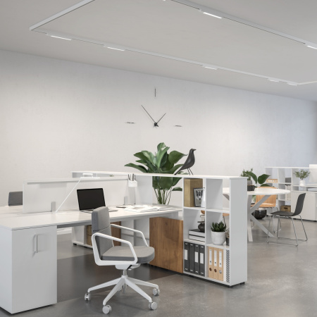 картинка Трековый светильник однофазный 220V светодиодный Basis TR000-1-12W4K-W от магазина BTSvet