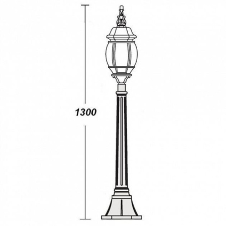 картинка Наземный фонарь 83407L Bl от магазина BTSvet