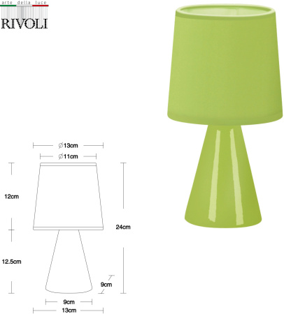 картинка Настольная лампа Rivoli Edith 7069-601 от магазина BTSvet