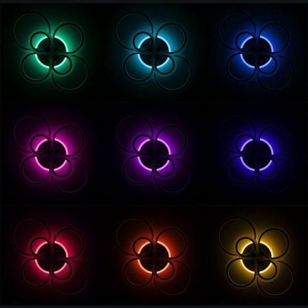 картинка Люстра с пультом Белая Сента CL237B160E RGB от магазина BTSvet