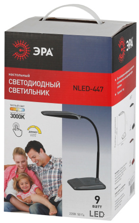 картинка Интерьерная настольная лампа светодиодная для детской с диммером и выключателем NLED-447-9W-R от магазина BTSvet