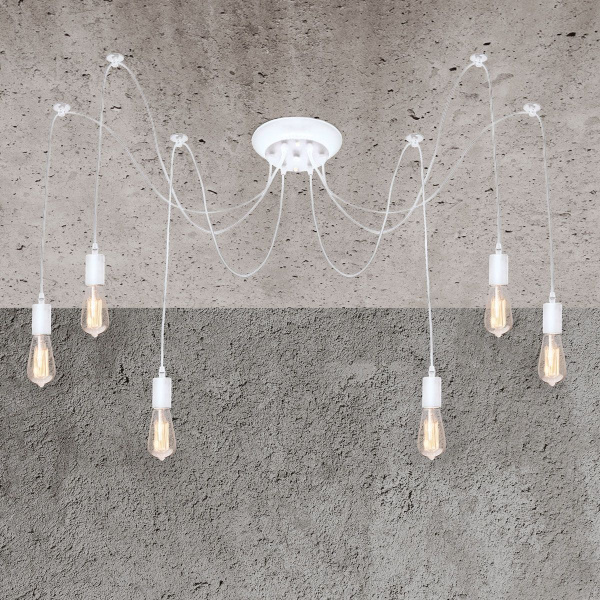 картинка Потолочная люстра Spider LOFT1162W/6 от магазина BTSvet