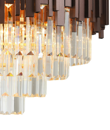 картинка Подвесная люстра хрустальная VERTIGO 81439/8C COBALT от магазина BTSvet