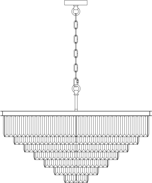 картинка Подвесная люстра Revero MOD085PL-16CH от магазина BTSvet