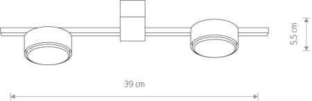 картинка Потолочная люстра светодиодная Pills 8264 от магазина BTSvet