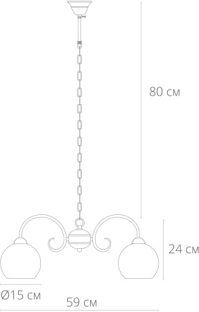 картинка Подвесная люстра A9317LM-5AB от магазина BTSvet