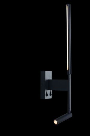 картинка Настенный светильник светодиодный с выключателем Stick 10012/6+3BK от магазина BTSvet