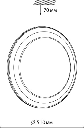 картинка Настенно-потолочный светильник Setta 7617/EL от магазина BTSvet