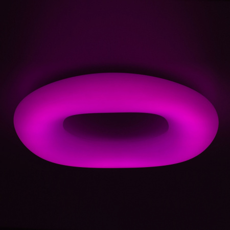 картинка Потолочная люстра светодиодная с пультом и управлением смартфоном регулировкой цветовой температуры и яркости RGB Стратус Смарт CL732A660G от магазина BTSvet