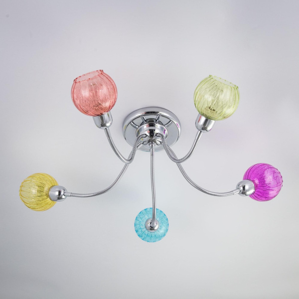 картинка Детская разноцветная люстра Popurri CL604151 от магазина BTSvet