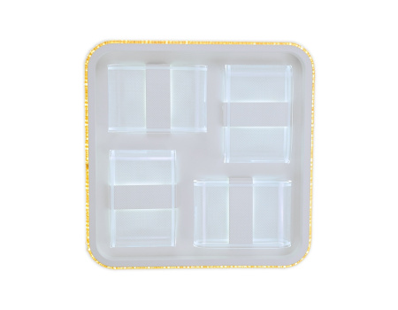 картинка Потолочный светильник светодиодный с пультом регулировкой цветовой температуры и яркости с ночным режимом ACRYLICA FA627 от магазина BTSvet