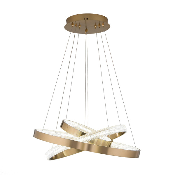 Подвесная люстра светодиодная с пультом и управлением смартфоном регулировкой яркости Smart Posh 90276/3