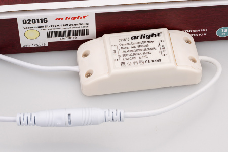 картинка Светильник встраиваемый LED DL-192M-18W Warm White (Arlight, IP40 Металл, 3 года) 020116 от магазина BTSvet