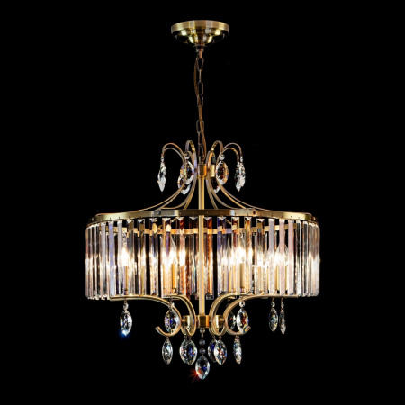 картинка Люстра подвесная хрустальная Бронза Инга CL335183 от магазина BTSvet