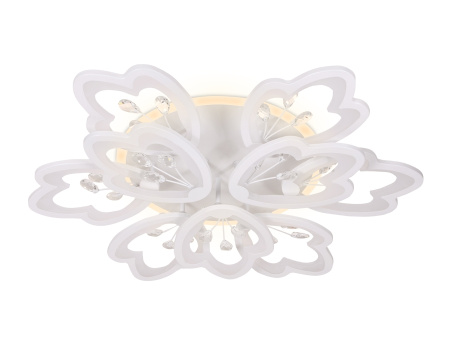 картинка Потолочная люстра светодиодная с пультом, регулировкой яркости, цветовой температуры и ночным режимом Acrylica FA511 от магазина BTSvet