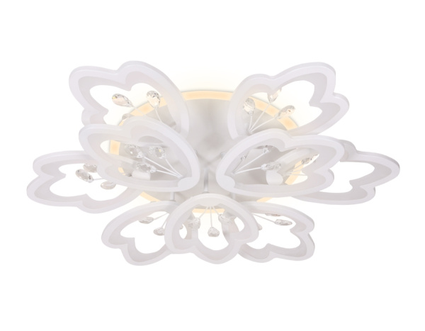 картинка Потолочная люстра светодиодная с пультом, регулировкой яркости, цветовой температуры и ночным режимом Acrylica FA511 от магазина BTSvet