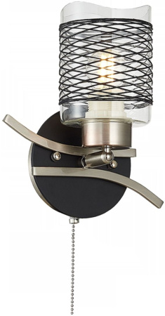 Бра настенное MD.78272-1-W CH+BK