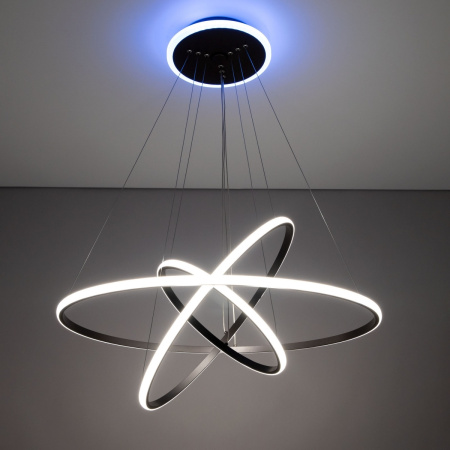 картинка Умная подвесная люстра Венге Неон Смарт CL731A095E от магазина BTSvet