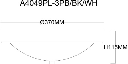 картинка Потолочный светильник James A4049PL-3WH от магазина BTSvet