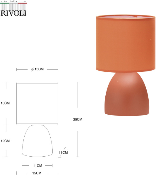 картинка Настольная лампа Rivoli Nadine 7047-502 от магазина BTSvet