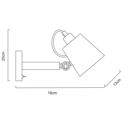 картинка Бра A7141AP-1WH от магазина BTSvet