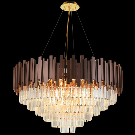 картинка Подвесная люстра хрустальная VERTIGO 81439/12C COBALT от магазина BTSvet