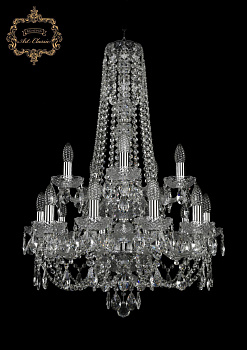 Хрустальная подвесная люстра 11.21.10+5.200.2d.h-85.Cr.Sp