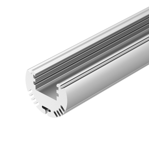 картинка Профиль с экраном ALU-ROUND-2000 ANOD+LEN30 (Arlight, Алюминий) 015527 от магазина BTSvet