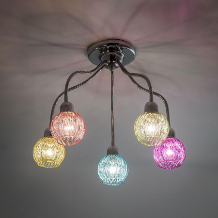 картинка Детская разноцветная люстра Popurri CL604151 от магазина BTSvet